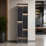 Schrank Portofino W0520AL, mit integrierter beleuchtung L500 x B400 x H2200mm – Bild 2