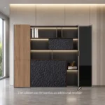 Schrank Portofino W0522AR – L500 x B400 x H2200 mm – Bild 4