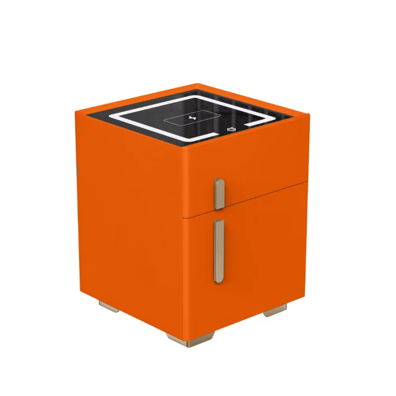 noptiera-inteligenta-cu-incarcare-wireless-iluminare-led-1-sertar-de-depozitare-si-seif-portocalie-design-modern-din-sticla-si-lemn-7262__w800_h800_c.webp Intelligenter Nachttisch Orange mit Wireless Charging 15W, LED-Beleuchtung & integriertem Safe – Modernes Glas- und Holzdesign – Bild 1
